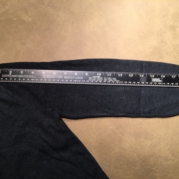 CALVIN KLEIN Rhinestone CROPPED Shrug, Dark Gray, NWT, Women’s Size M - Picture 5 of 9